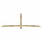 Ekena Millwork Bellingham Rough Sawn Timber Gable Bracket, Douglas Fir, 108"W x 36"H x 4"D x 4"F, 8/12 Pitch GBW108X36X0404BEL00RDF - alternate 1